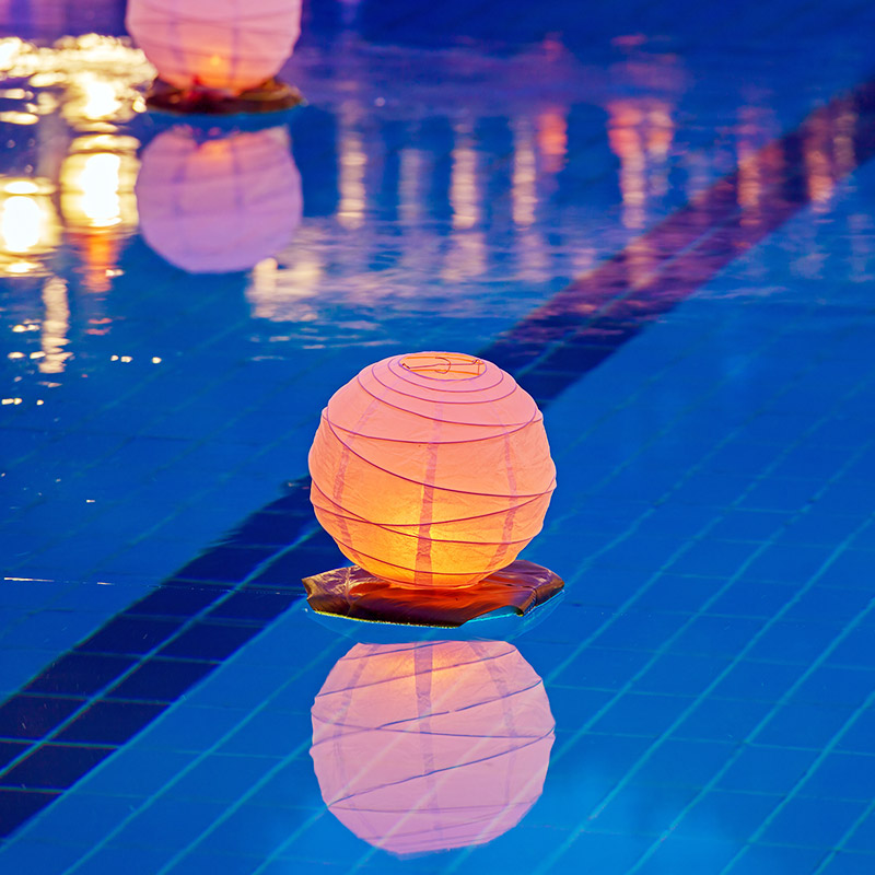 illuminazione piscina