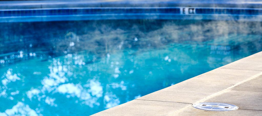 evaporazione acqua piscina
