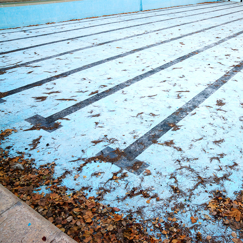 Svuotare la piscina in inverno