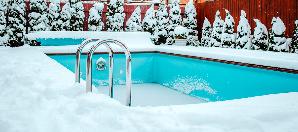 Svuotare la piscina in inverno