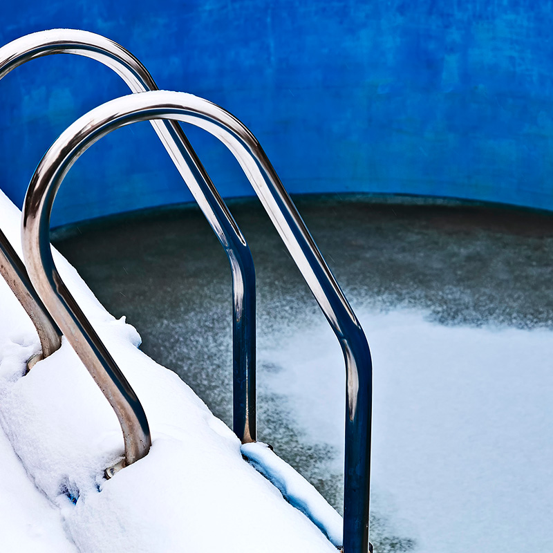 Svuotare la piscina in inverno